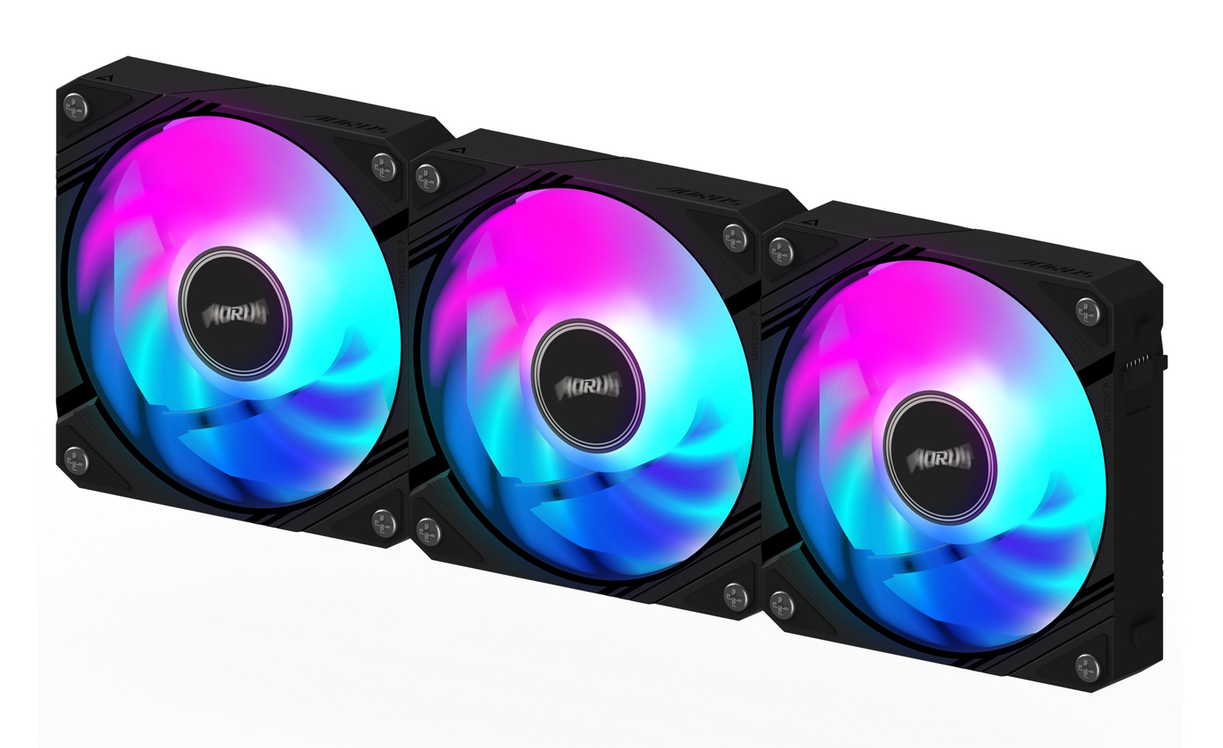 Fan Gigabyte AORUS EZ CHAIN FAN 120, ARGB, 3-pack Fan Gigabyte AORUS EZ CHAIN FAN 120, ARGB, 3-pack