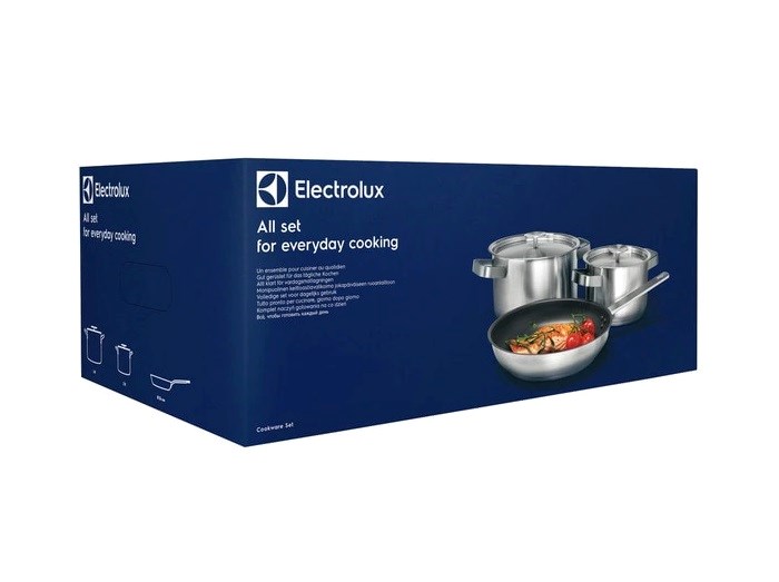 ELECTROLUX E3SS Set of pots Stainless steel 5 elements Silver ELECTROLUX E3SS Set of pots Stainless steel 5 elements Silver