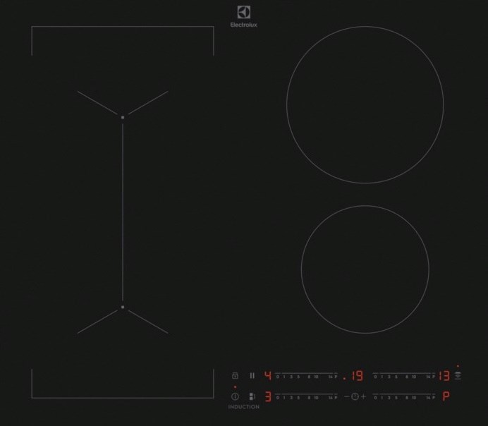 Electrolux EIV63443CT hob Black Built-in Zone induction hob 4 zone(s) Electrolux EIV63443CT hob Black Built-in Zone induction hob 4 zone(s)