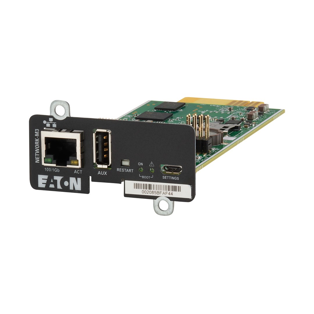 Eaton NETWORK-M3 network card Internal Ethernet 1000 Mbit/s Eaton NETWORK-M3 network card Internal Ethernet 1000 Mbit/s