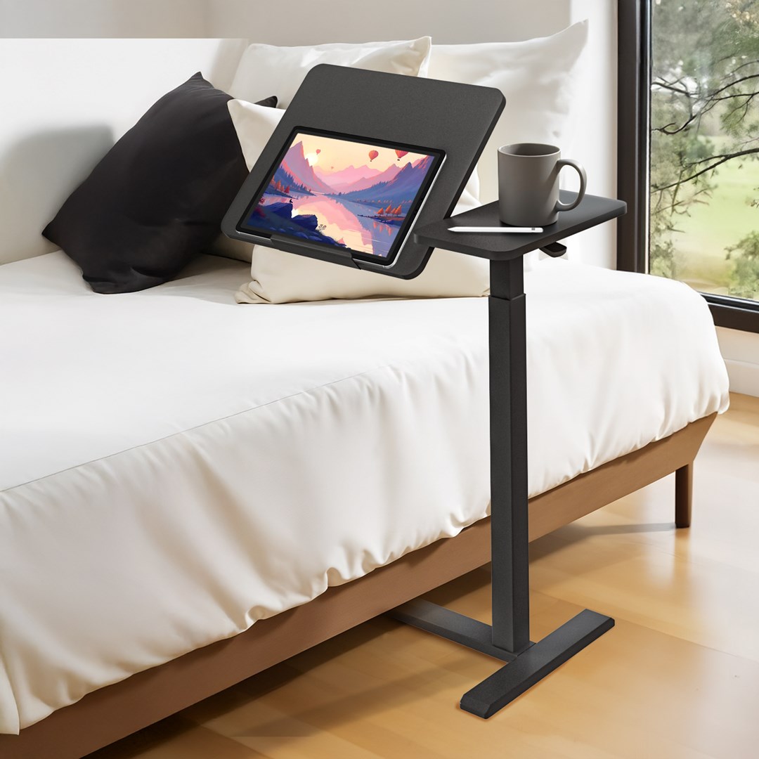 Maclean mobile desk/laptop stand, black, height adjustment 76-109cm, max. 30kg , MC-120 B Maclean mobile desk/laptop stand, black, height adjustment 76-109cm, max. 30kg , MC-120 B