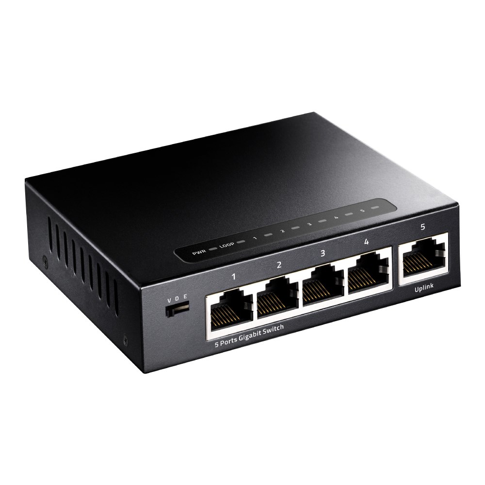 Cudy GS105 network switch Gigabit Ethernet (10/100/1000) Black Cudy GS105 network switch Gigabit Ethernet (10/100/1000) Black