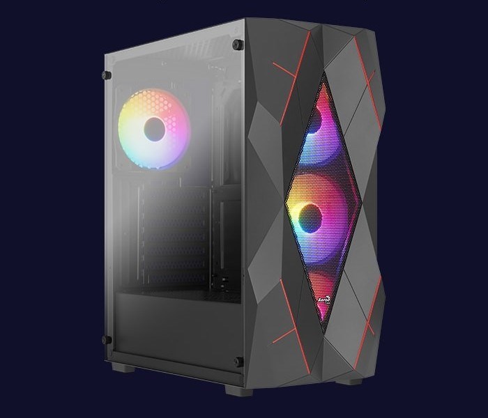 PC Case Aerocool PGS Volcan-G-BK-V1 PC Case Aerocool PGS Volcan-G-BK-V1
