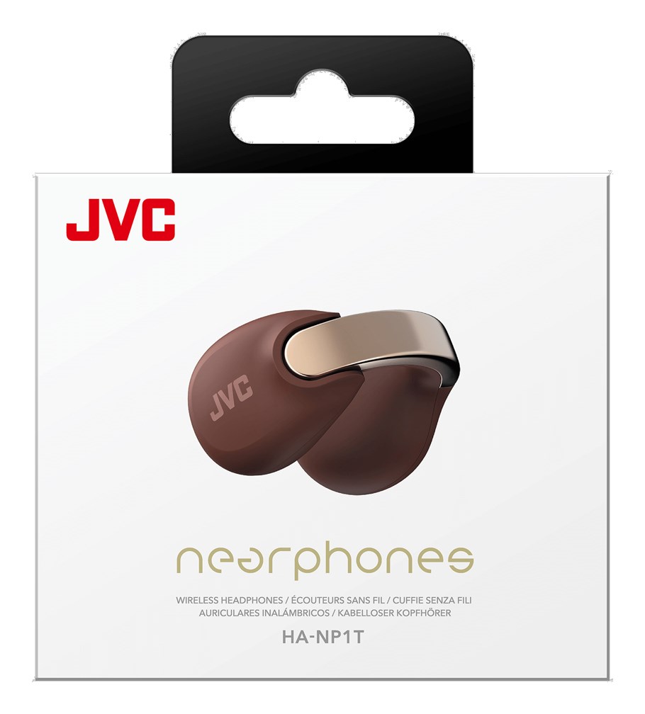 JVC HA-NP1TTU - open-back TWS earcuff headphones, burgundy JVC HA-NP1TTU - open-back TWS earcuff headphones, burgundy