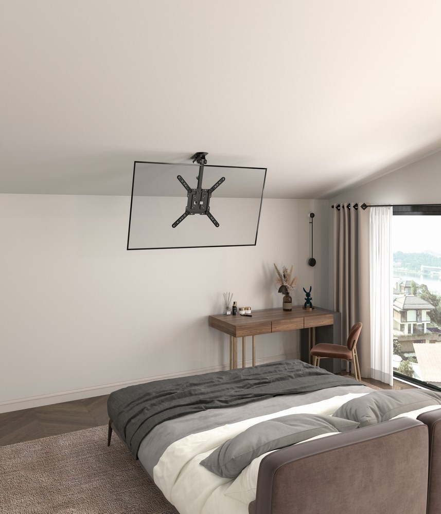 Gembird CM-55ST-01 Full motion TV ceiling mount, 23" - 55", black Gembird CM-55ST-01 Full motion TV ceiling mount, 23" - 55", black