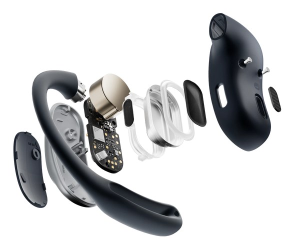 SHOKZ OpenFit Air Headset Wireless Ear-hook Calls/Music/Sport/Everyday Bluetooth Black SHOKZ OpenFit Air Headset Wireless Ear-hook Calls/Music/Sport/Everyday Bluetooth Black