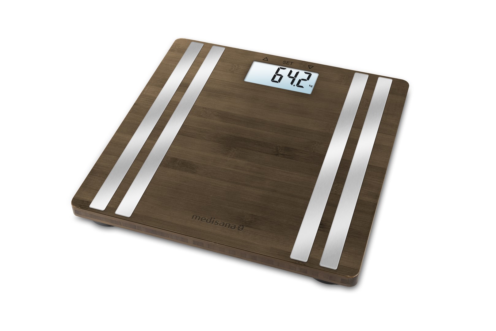 Medisana BS 552 Rectangle Bamboo, Silver Electronic personal scale Medisana BS 552 Rectangle Bamboo, Silver Electronic personal scale