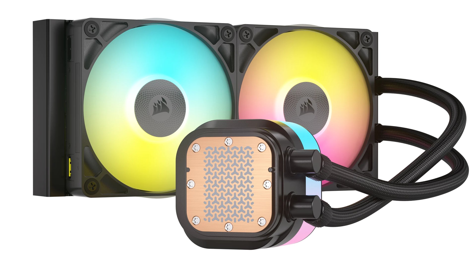 Corsair iCUE LINK TITAN RX RGB Processor All-in-one liquid cooler 12 cm Black 1 pc(s) Corsair iCUE LINK TITAN RX RGB Processor All-in-one liquid cooler 12 cm Black 1 pc(s)