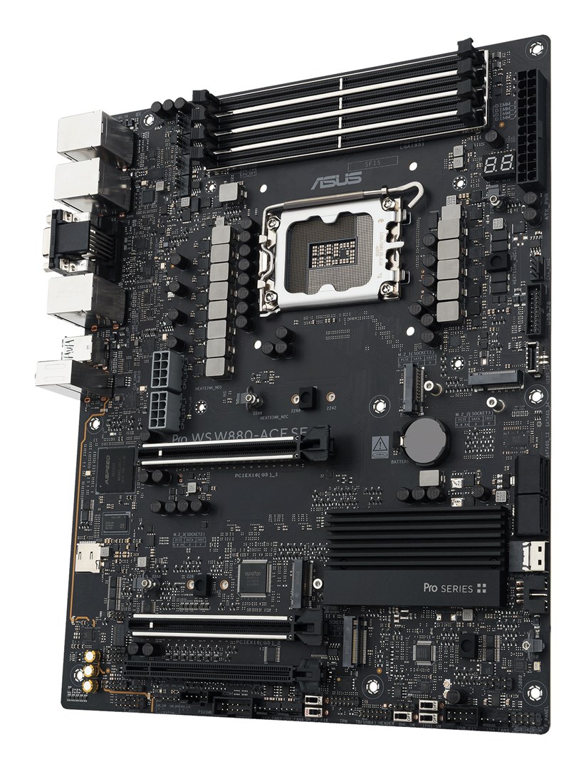 ASUS PRO WS W880-ACE SE Intel W880 LGA 1851 (Socket V1) ATX ASUS PRO WS W880-ACE SE Intel W880 LGA 1851 (Socket V1) ATX