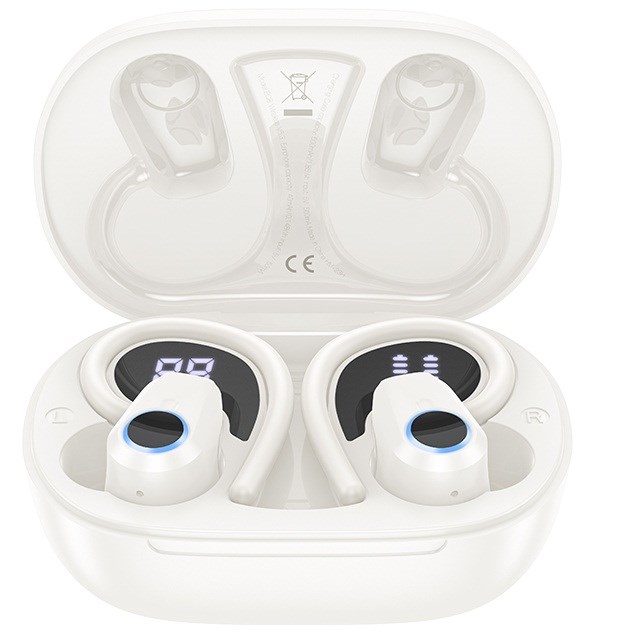 Hoco EQ8 Pure Joy Headset Wireless In-Ear Calls/Music Bluetooth White Hoco EQ8 Pure Joy Headset Wireless In-Ear Calls/Music Bluetooth White