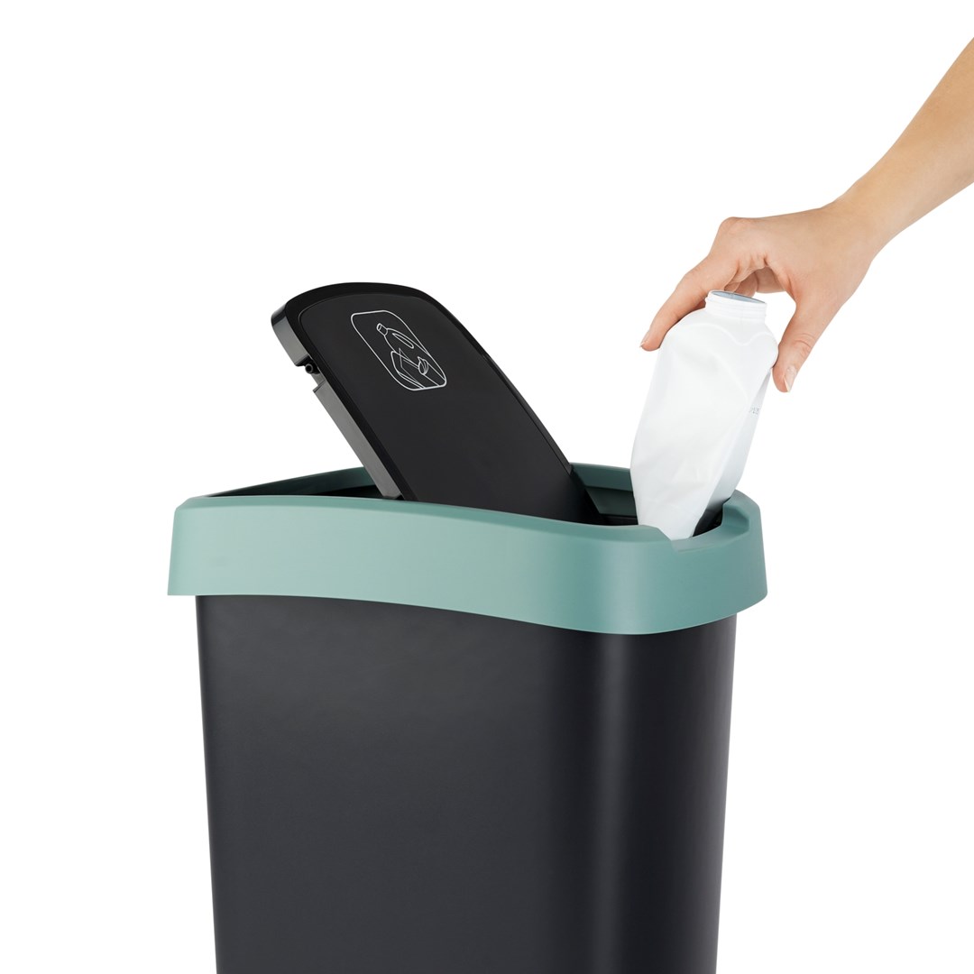 ROTHO Twist Green - trash bin – 10l ROTHO Twist Green - trash bin – 10l