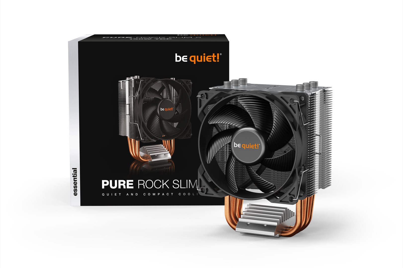 be quiet! PURE ROCK SLIM 2 Processor Cooler 9.2 cm Silver 1 pc(s) be quiet! PURE ROCK SLIM 2 Processor Cooler 9.2 cm Silver 1 pc(s)