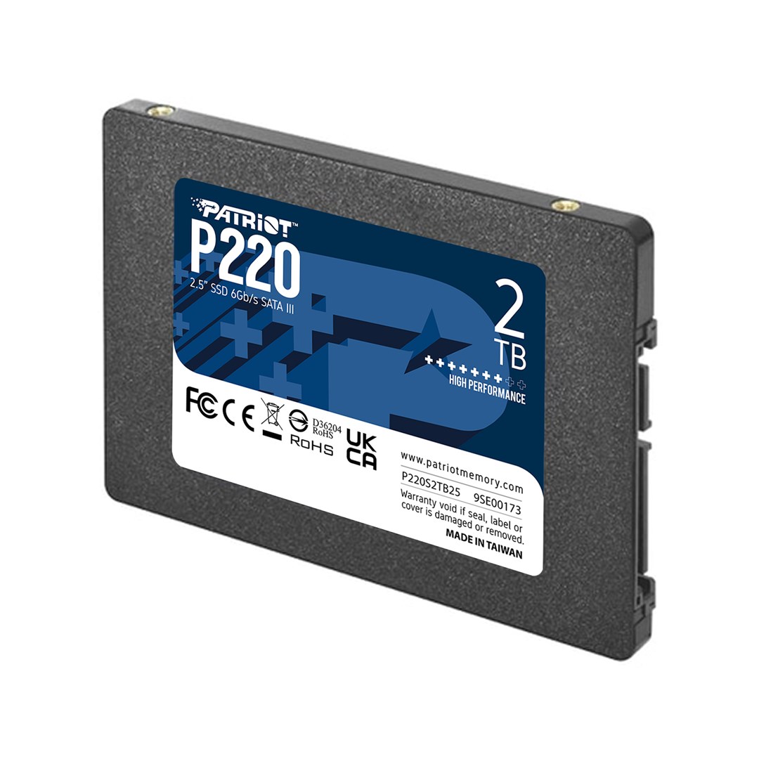 Patriot Memory P220 2TB 2.5" Serial ATA III Patriot Memory P220 2TB 2.5" Serial ATA III
