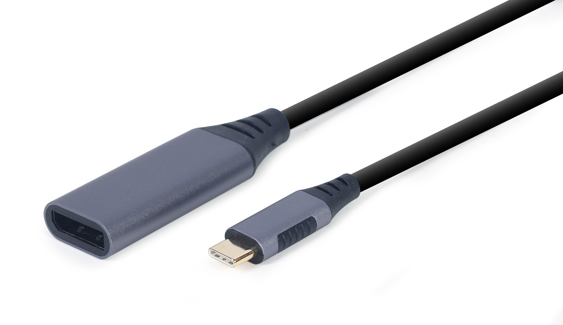 Cablexpert A-USB3C-DPF-01 video cable adapter 0.15 m USB Type-C DisplayPort Grey Cablexpert A-USB3C-DPF-01 video cable adapter 0.15 m USB Type-C DisplayPort Grey