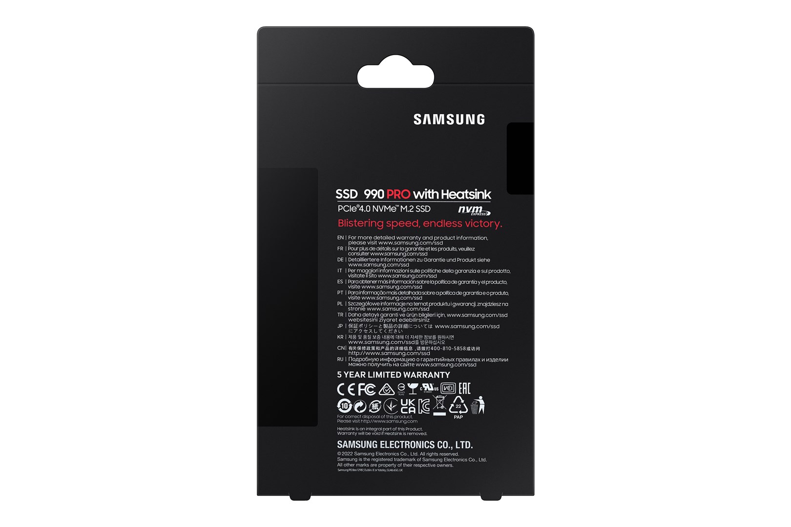 Samsung 990 Pro 4 TB M.2 PCI Express 4.0 NVMe V-NAND TLC Samsung 990 Pro 4 TB M.2 PCI Express 4.0 NVMe V-NAND TLC