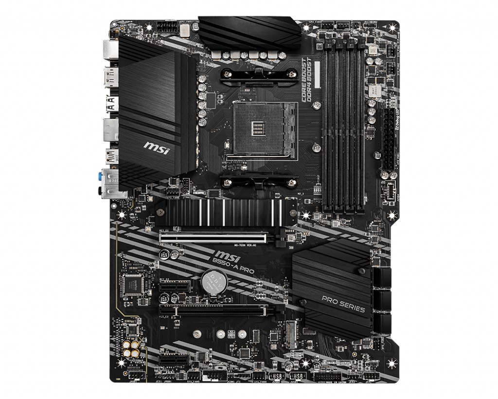 MSI B550-A PRO motherboard AMD B550 Socket AM4 ATX MSI B550-A PRO motherboard AMD B550 Socket AM4 ATX