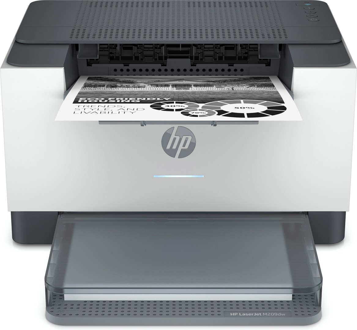HP LaserJet M209dw Printer, Black and white, Printer for Home and home office, Print, Two-sided printing; Compact Size; Energy Efficient; Dualband Wi-Fi HP LaserJet M209dw Printer, Black and white, Printer for Home and home office, Print, Two-sided printing; Compact Size; Energy Efficient; Dualband Wi-Fi