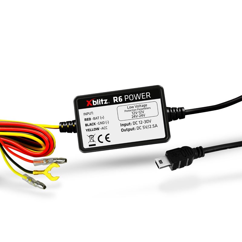 XBLITZ CAR CAMERA POWER ADAPTER R6 POWER XBLITZ CAR CAMERA POWER ADAPTER R6 POWER
