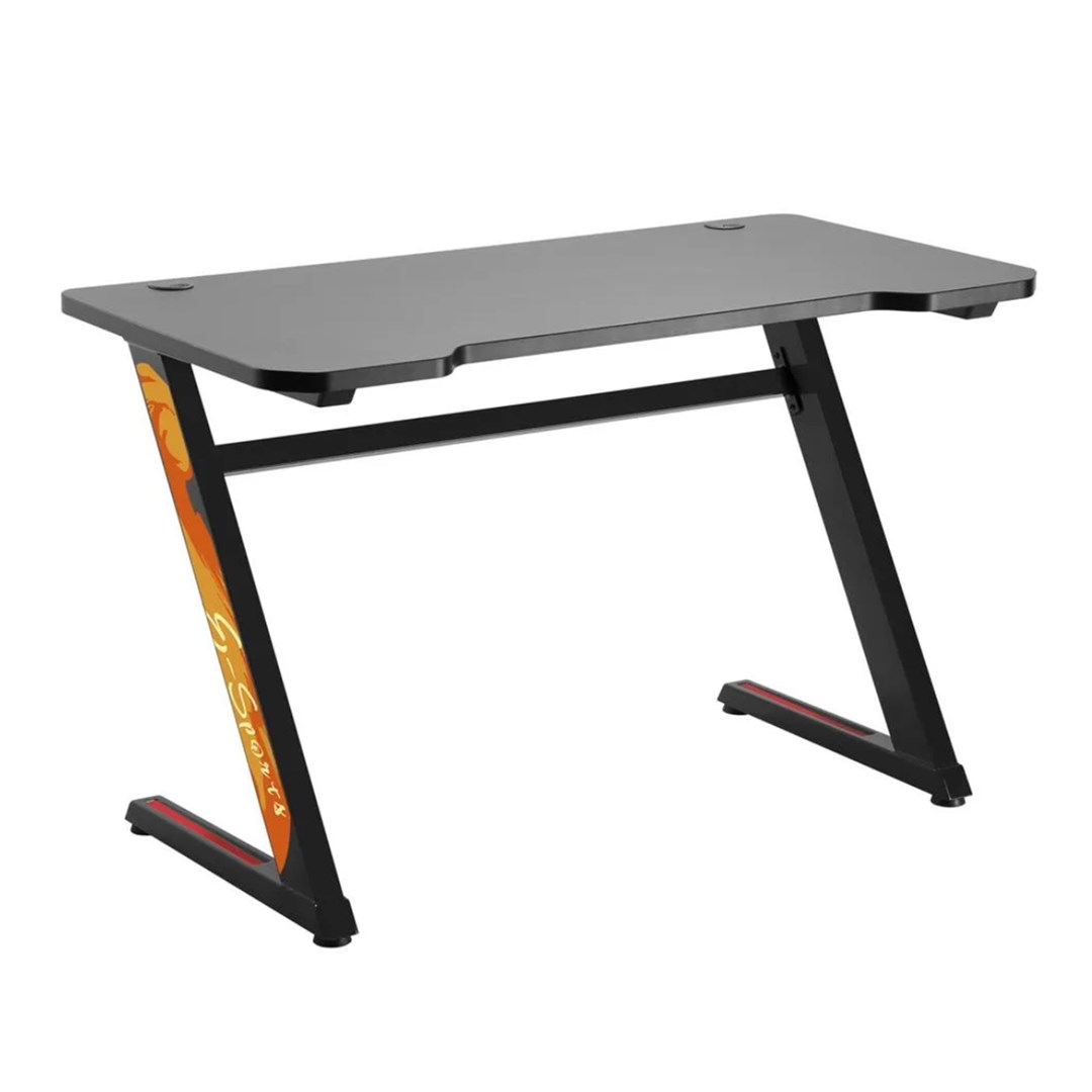 NanoRS RS120 Gaming Computer Desk, Modern Design, Light and Stable ( 50kg max load), Black & Orange, NanoRS RS120 Gaming Computer Desk, Modern Design, Light and Stable ( 50kg max load), Black & Orange,