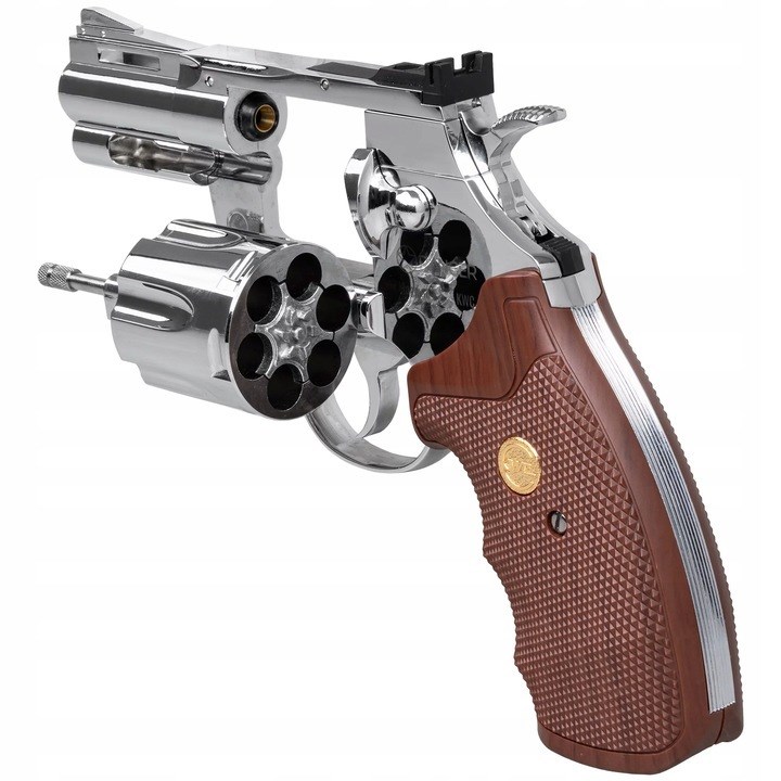 RANGER Python 357 Magnum 2.5" chrome KWC revolver cal. 4.5 BBs 6-shot. FULL METAL CO2 (AAKCMD661BZB) RANGER Python 357 Magnum 2.5" chrome KWC revolver cal. 4.5 BBs 6-shot. FULL METAL CO2 (AAKCMD661BZB)