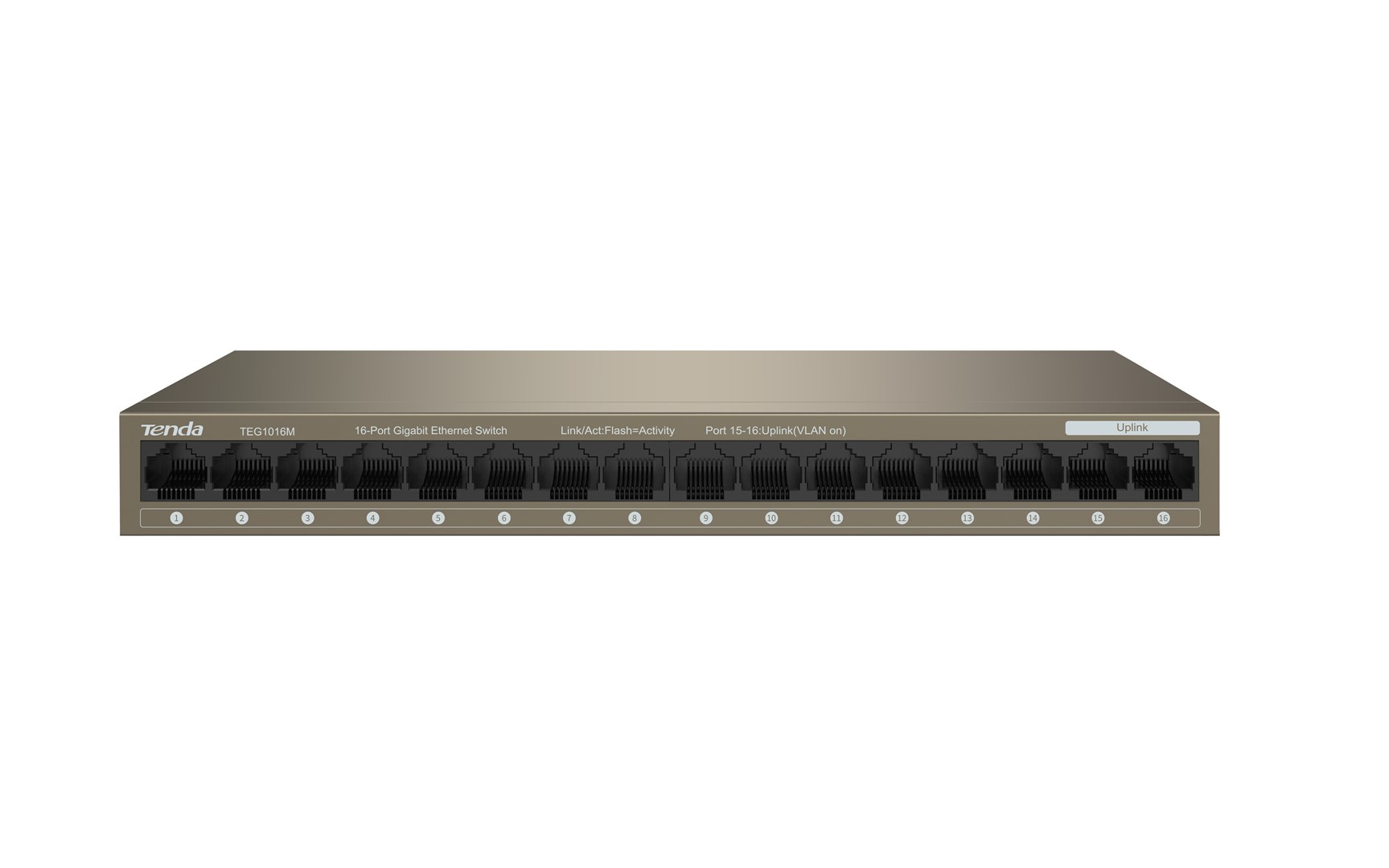 Tenda TEG1016M network switch Unmanaged Gigabit Ethernet (10/100/1000) Tenda TEG1016M network switch Unmanaged Gigabit Ethernet (10/100/1000)
