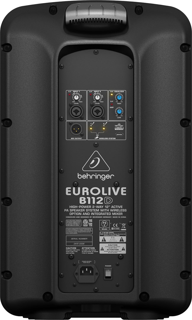 Behringer B112D Public Address (PA) system Black Behringer B112D Public Address (PA) system Black