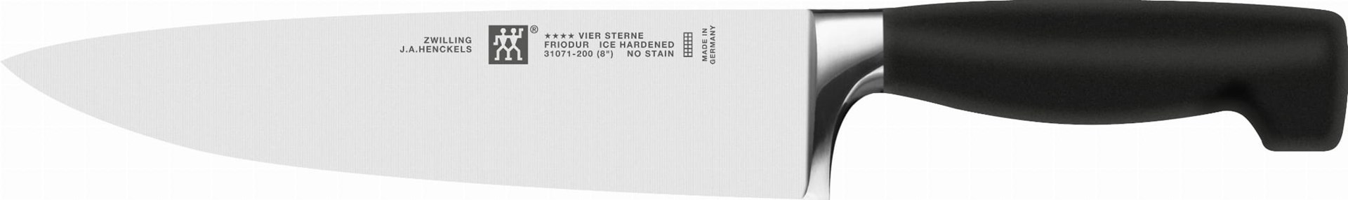 Set of 4 ZWILLING Four Star block knives white Set of 4 ZWILLING Four Star block knives white