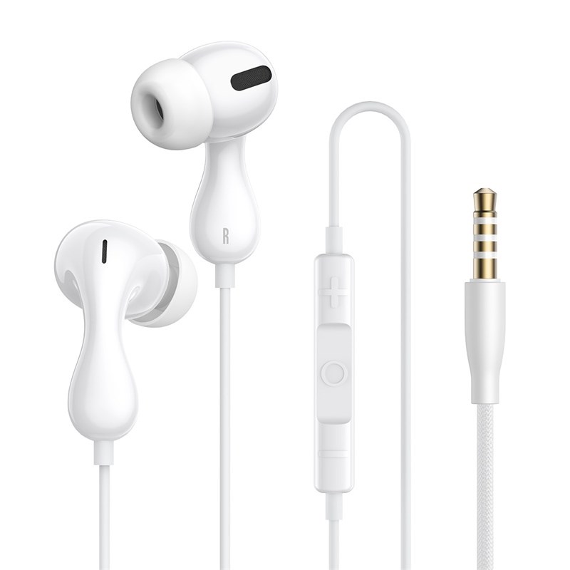 Baseus Encok HZ20 - wired headphones (white) Baseus Encok HZ20 - wired headphones (white)