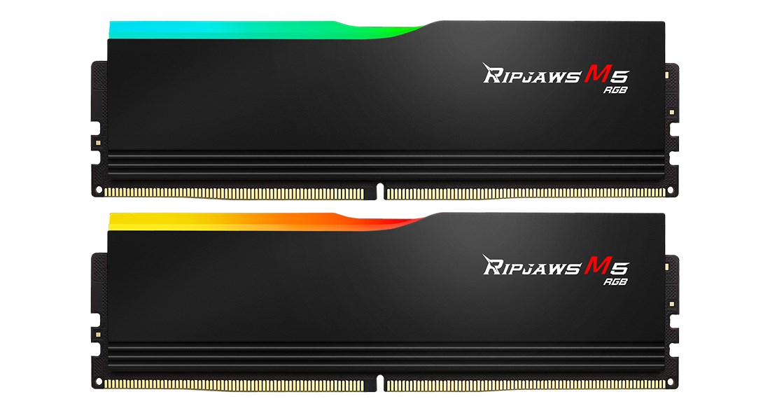 G.Skill Ripjaws M5 RGB F5-6000J3636F16GX2-RM5RK memory module 32 GB 2 x 16 GB DDR5 6000 MHz G.Skill Ripjaws M5 RGB F5-6000J3636F16GX2-RM5RK memory module 32 GB 2 x 16 GB DDR5 6000 MHz