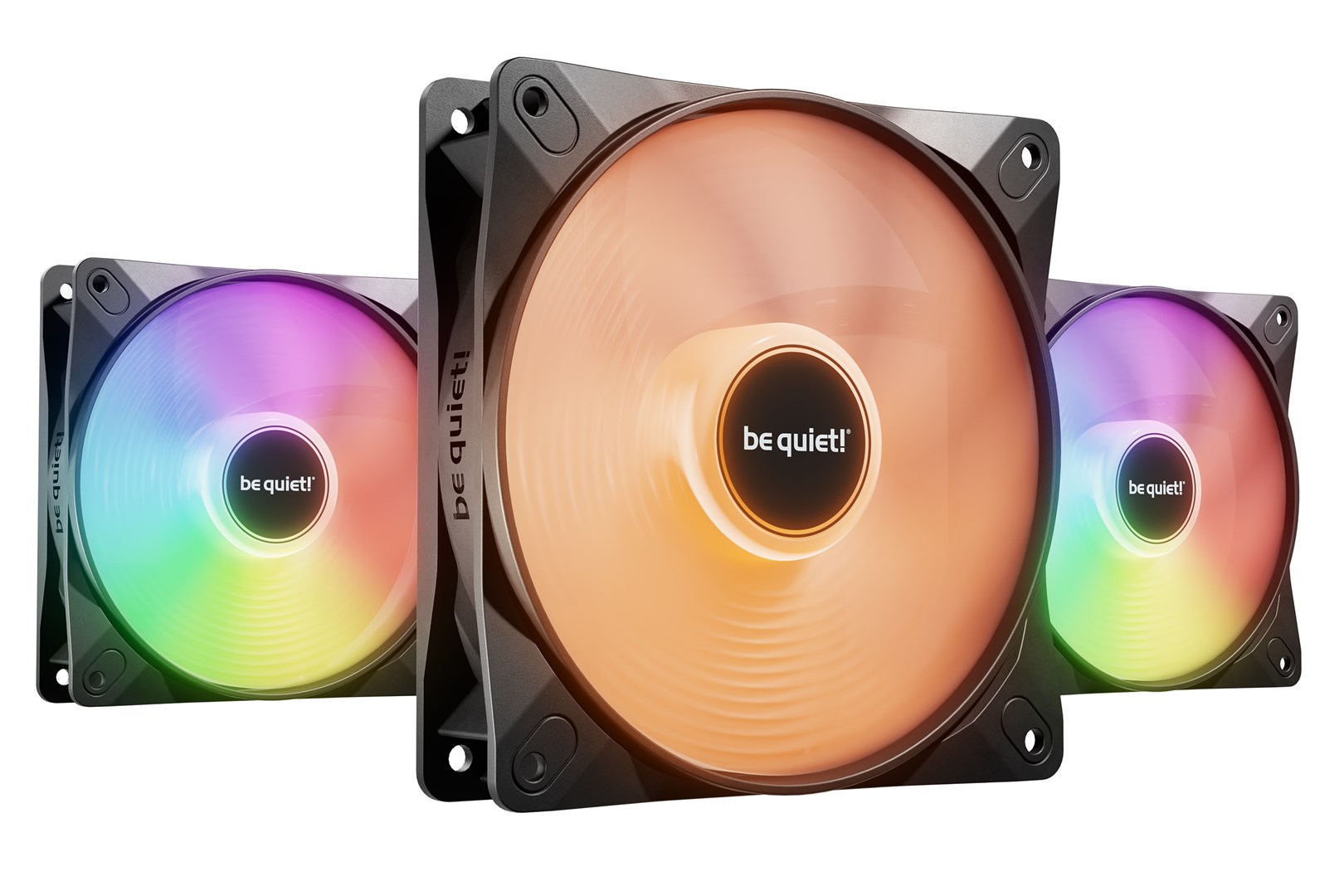 be quiet! LIGHT WINGS LX 120mm PWM High Speed 3-Pack Black Computer case Fan 12 cm 3 pc(s) be quiet! LIGHT WINGS LX 120mm PWM High Speed 3-Pack Black Computer case Fan 12 cm 3 pc(s)