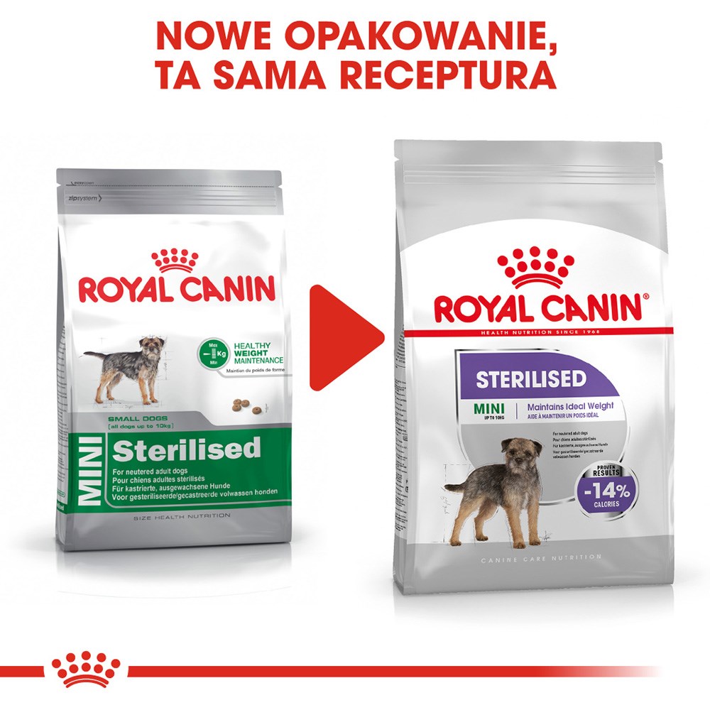 ROYAL CANIN Mini Sterilised - dry food for adult dogs, small breeds, after sterilisation - 1kg ROYAL CANIN Mini Sterilised - dry food for adult dogs, small breeds, after sterilisation - 1kg