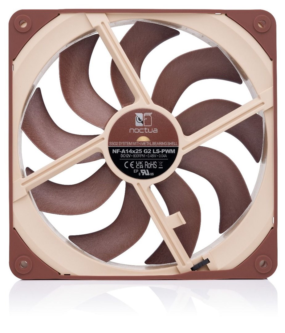 Noctua NF-A14X25 G2 LS-PWM computer cooling system Computer case Air cooler 14 cm Beige, Brown 1 pc(s) Noctua NF-A14X25 G2 LS-PWM computer cooling system Computer case Air cooler 14 cm Beige, Brown 1 pc(s)
