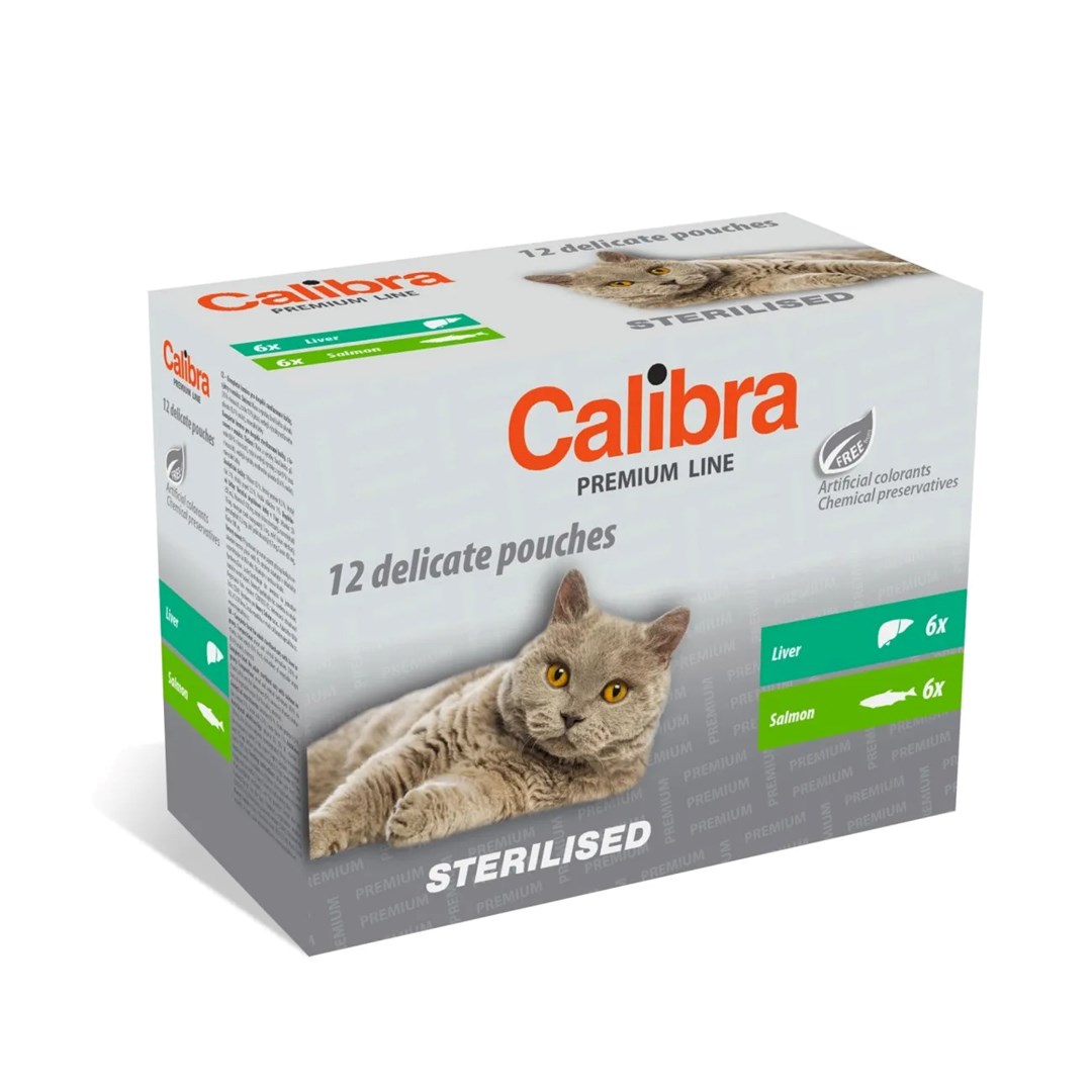 CALIBRA Cat Premium Sterilised - wet cat food - 12x100g CALIBRA Cat Premium Sterilised - wet cat food - 12x100g