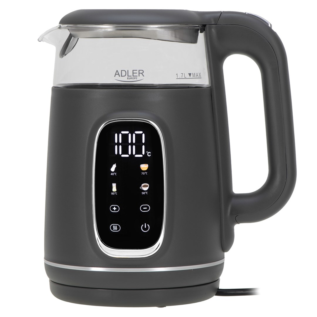 ADLER AD 1305 electric kettle grey silver ADLER AD 1305 electric kettle grey silver