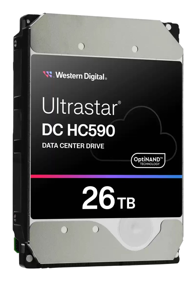 Western Digital DC HC590 internal hard drive 26 TB 7200 RPM 3.5" Serial ATA Western Digital DC HC590 internal hard drive 26 TB 7200 RPM 3.5" Serial ATA