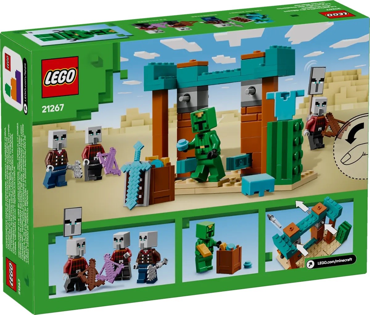 LEGO MINECRAFT 21267 The Illager Desert Patrol LEGO MINECRAFT 21267 The Illager Desert Patrol
