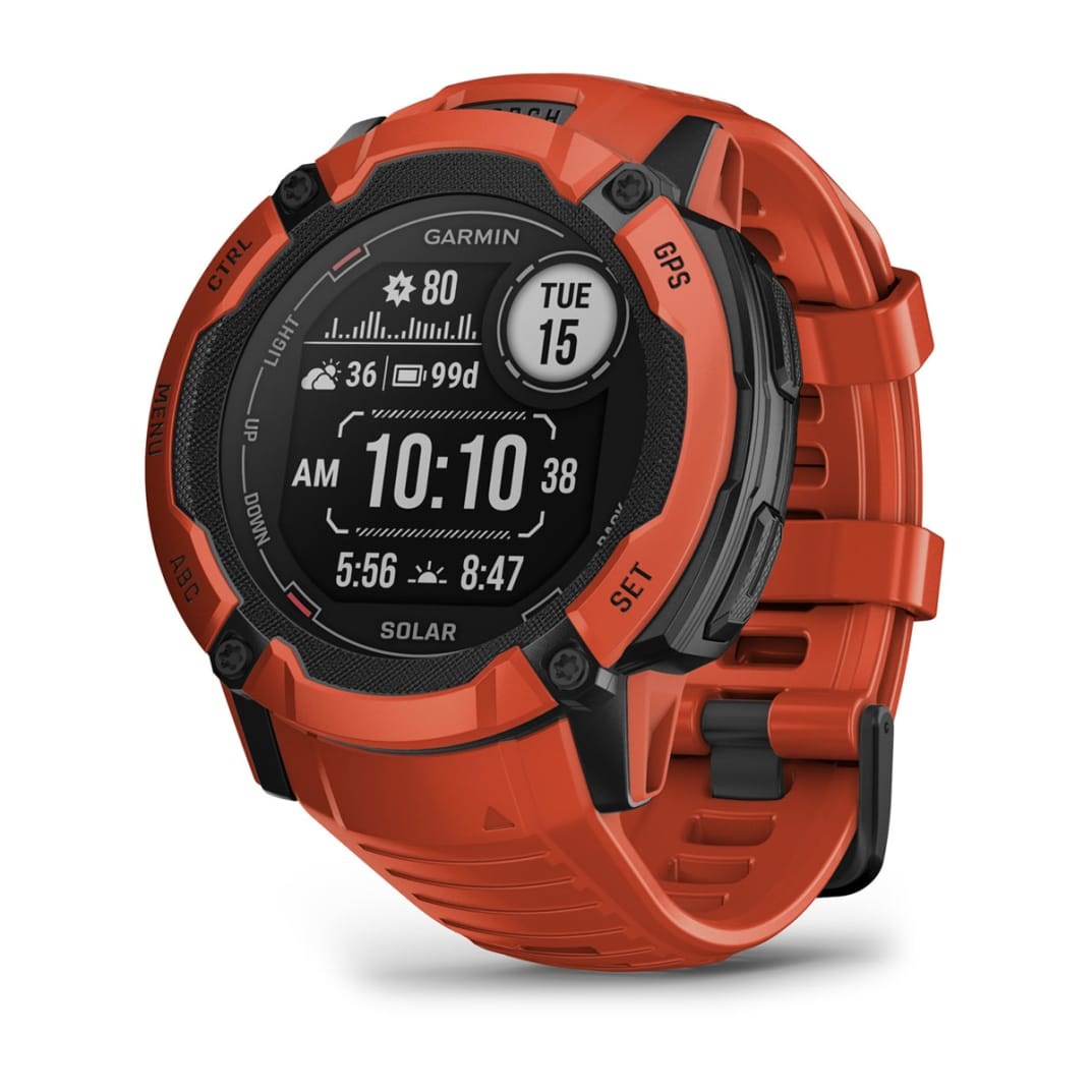 Garmin Instinct 2X Solar 2.79 cm (1.1") MIP 50 mm Digital 176 x 176 pixels Touchscreen Red GPS (satellite) Garmin Instinct 2X Solar 2.79 cm (1.1") MIP 50 mm Digital 176 x 176 pixels Touchscreen Red GPS (satellite)