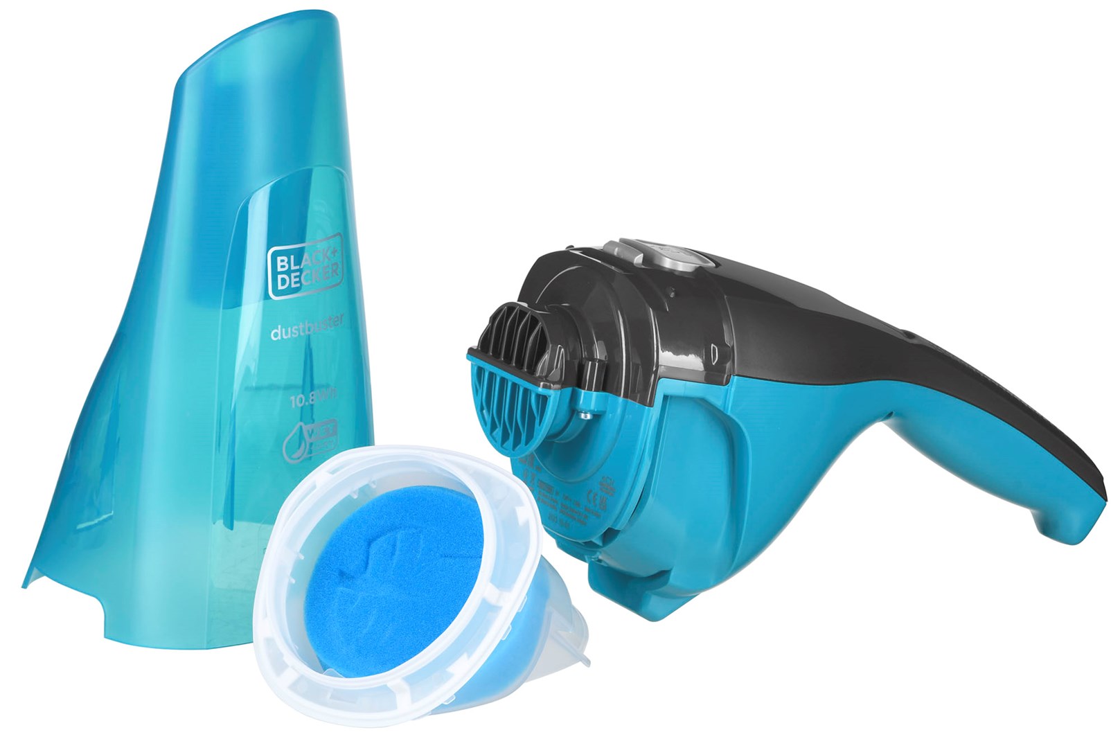 Black & Decker WDC215WA handheld vacuum Blue, Titanium Bagless Black & Decker WDC215WA handheld vacuum Blue, Titanium Bagless