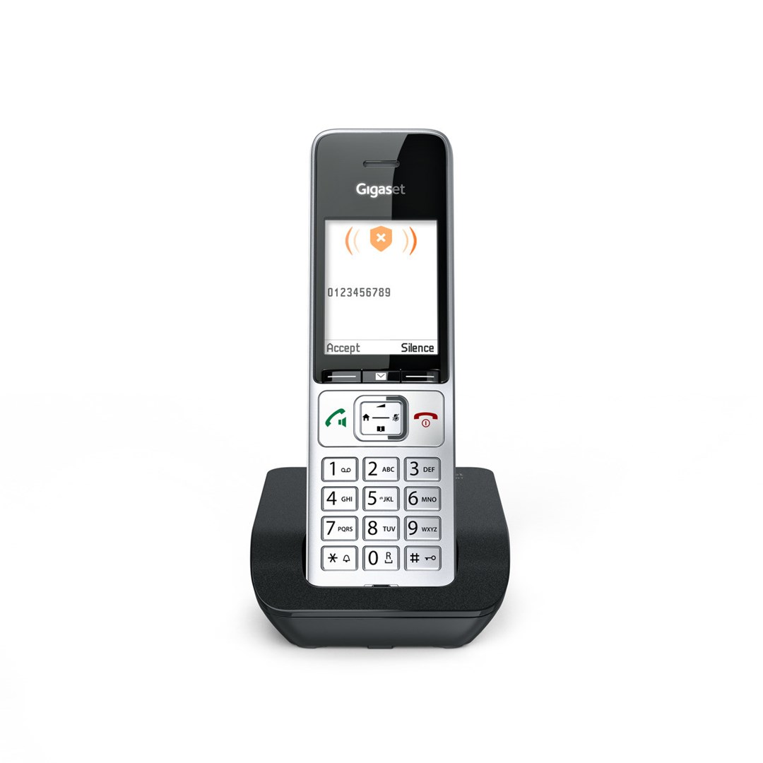 Gigaset COMFORT 500 DECT telephone Caller ID Black, Silver Gigaset COMFORT 500 DECT telephone Caller ID Black, Silver