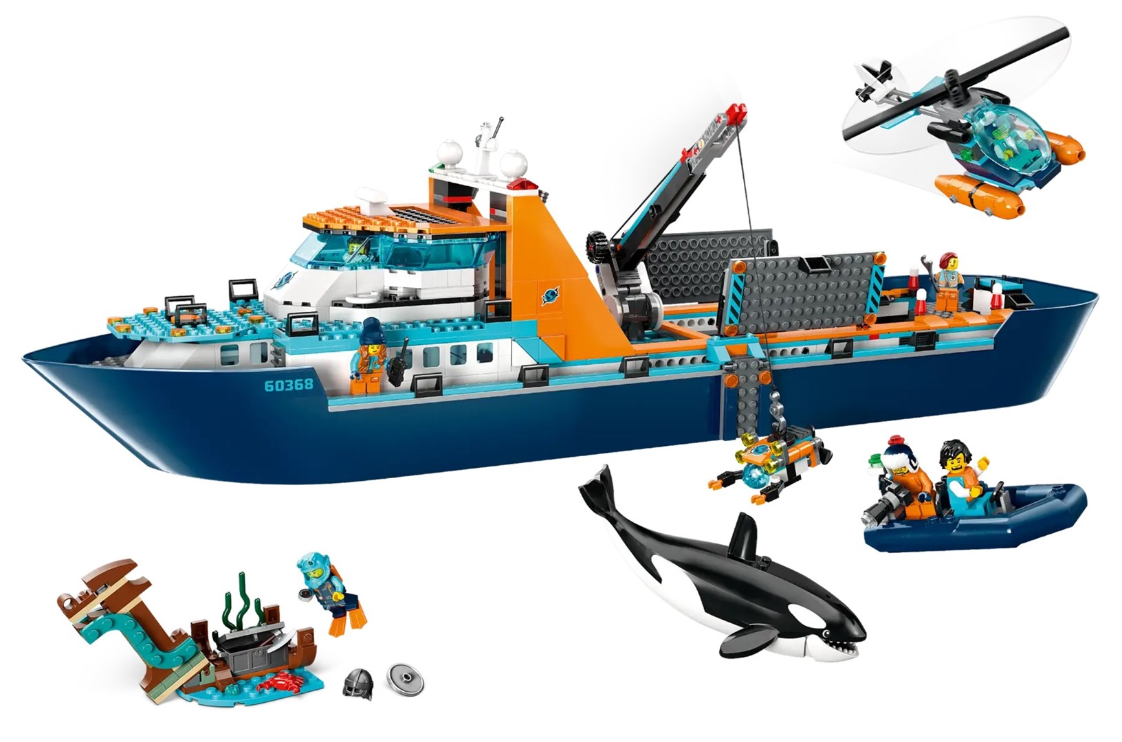 LEGO CITY 60368 ARCTIC EXPLORER SHIP LEGO CITY 60368 ARCTIC EXPLORER SHIP