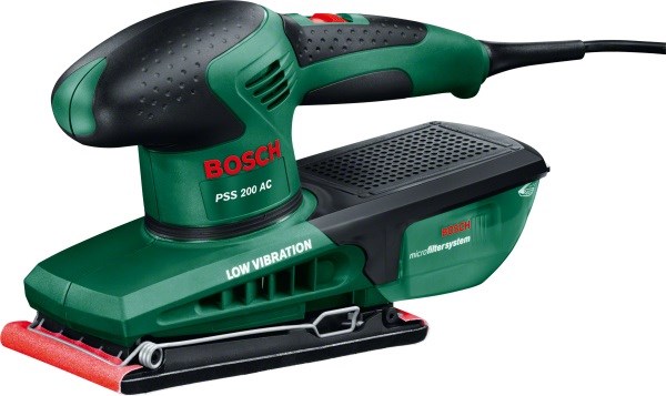 Bosch PSS 200 AC Orbital sander 24000 OPM Black, Green 200 W Bosch PSS 200 AC Orbital sander 24000 OPM Black, Green 200 W