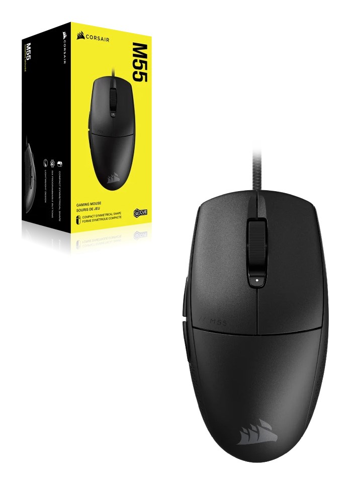 Corsair M55 mouse Gaming Right-hand USB Type-A Optical 16000 DPI Corsair M55 mouse Gaming Right-hand USB Type-A Optical 16000 DPI