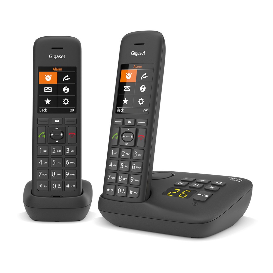 Gigaset C575A Duo Analog/DECT telephone Caller ID Black Gigaset C575A Duo Analog/DECT telephone Caller ID Black