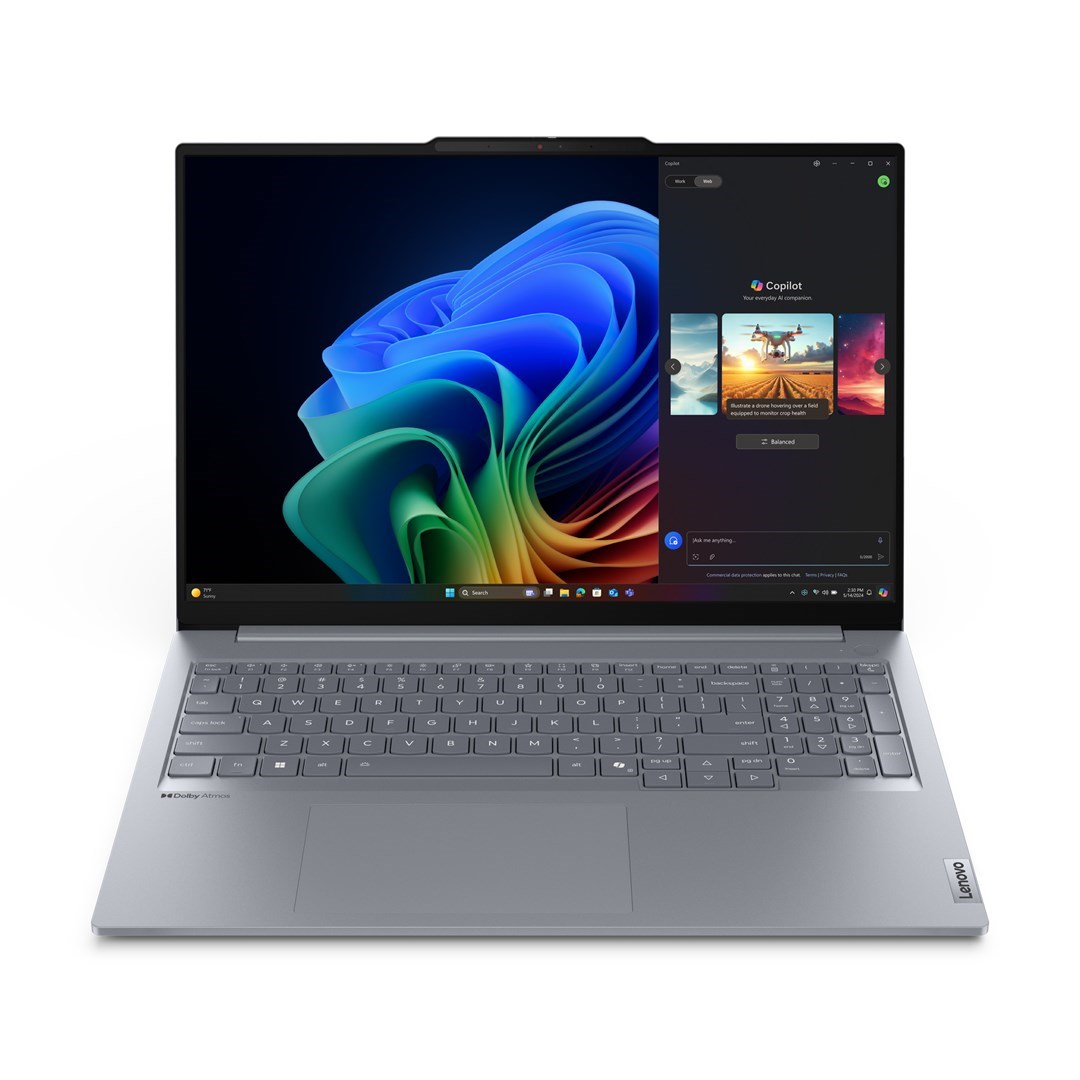 Lenovo ThinkBook 16 G7 QOY Copilot+ PC Qualcomm Snapdragon X1P-42-100 Laptop 40.6 cm (16") WUXGA 32 GB LPDDR5x-SDRAM 1 TB SSD Wi-Fi 7 (802.11be) Windows 11 Pro Grey Lenovo ThinkBook 16 G7 QOY Copilot+ PC Qualcomm Snapdragon X1P-42-100 Laptop 40.6 cm (16") WUXGA 32 GB LPDDR5x-SDRAM 1 TB SSD Wi-Fi 7 (802.11be) Windows 11 Pro Grey