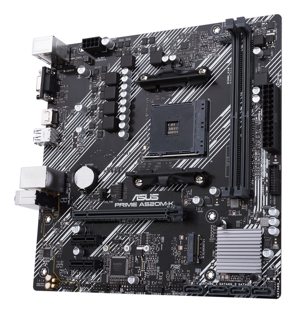 ASUS PRIME A520M-K AMD A520 Socket AM4 micro ATX ASUS PRIME A520M-K AMD A520 Socket AM4 micro ATX