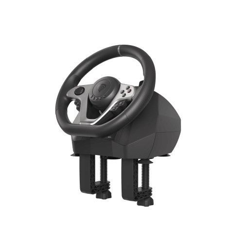 GENESIS Seaborg 400 Black, Silver USB Steering wheel + Pedals Nintendo Switch, PC, PlayStation 4, Playstation 3, Xbox 360, Xbox One, Xbox One S, Xbox One X GENESIS Seaborg 400 Black, Silver USB Steering wheel + Pedals Nintendo Switch, PC, PlayStation 4, Playstation 3, Xbox 360, Xbox One, Xbox One S, Xbox One X