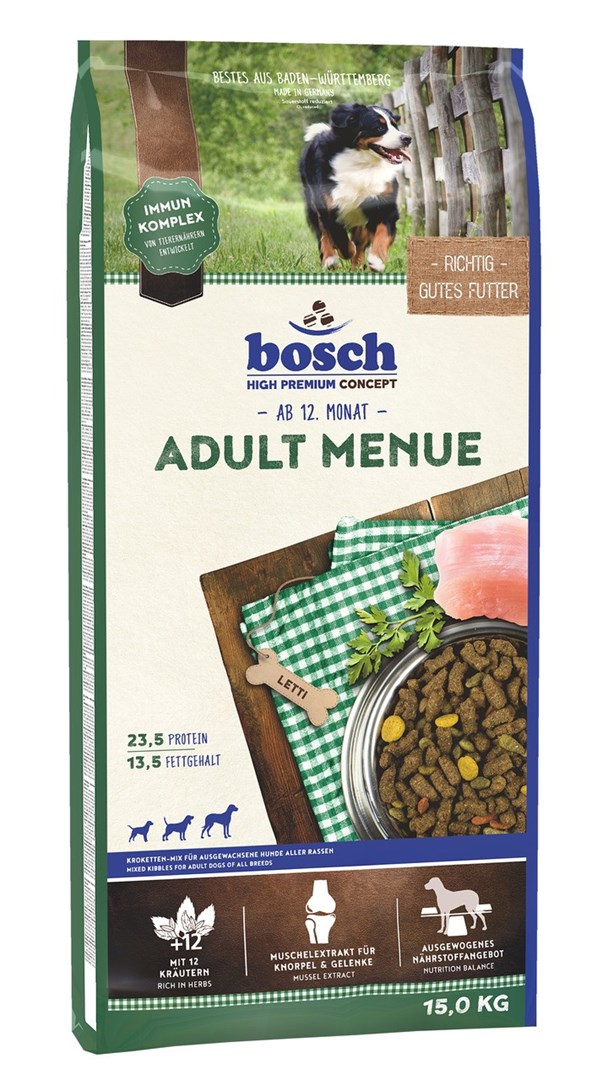 BOSCH Adult Menue - dry dog food - 15 kg BOSCH Adult Menue - dry dog food - 15 kg