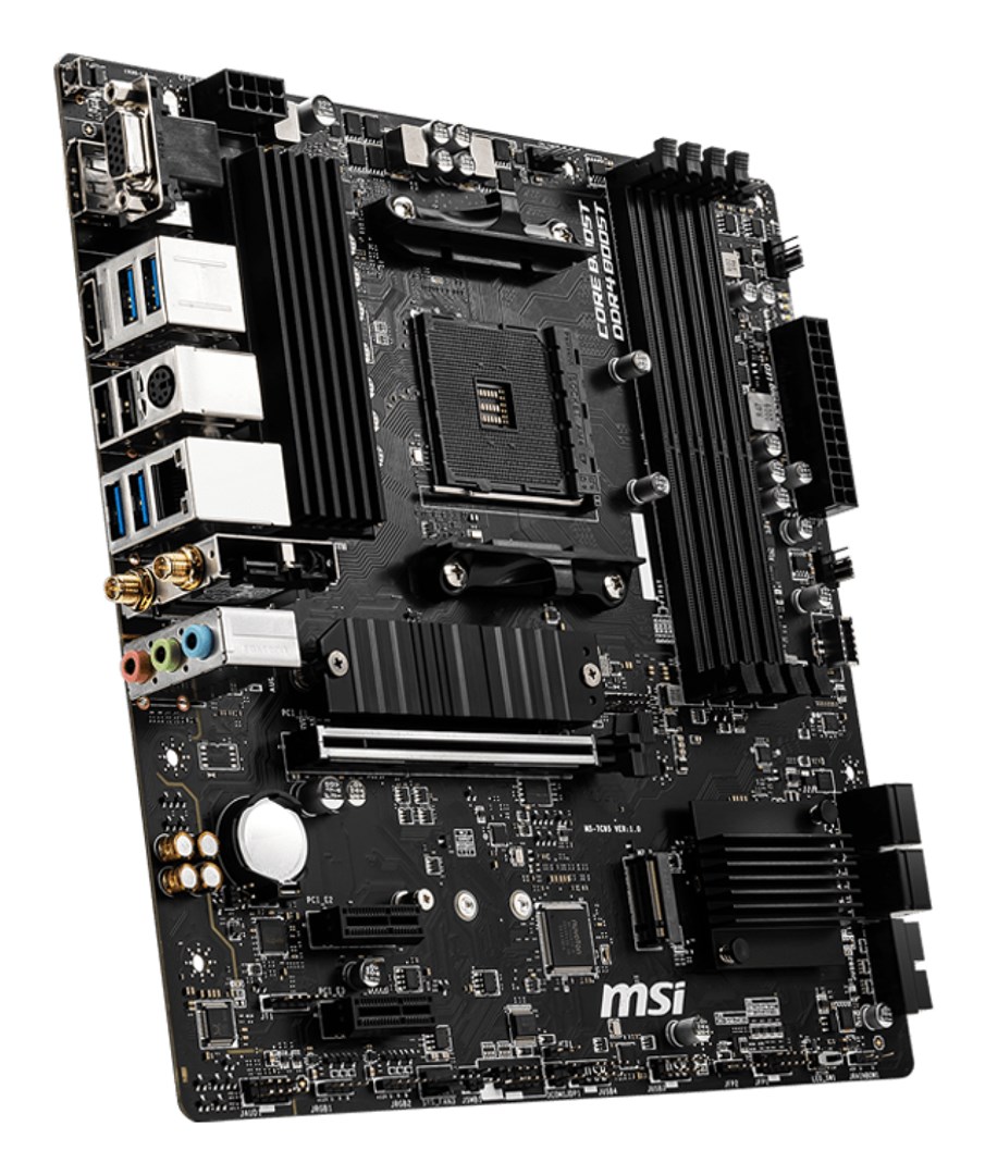 MSI B550M PRO-VDH WIFI motherboard AMD B550 Socket AM4 micro ATX MSI B550M PRO-VDH WIFI motherboard AMD B550 Socket AM4 micro ATX
