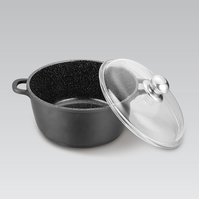 Maestro MR-4628C Pot with lid 28 cm 5,8 l Black Maestro MR-4628C Pot with lid 28 cm 5,8 l Black
