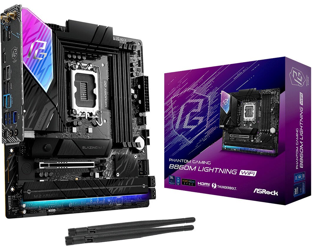Motherboard - ASRock B860M Lightning WiFi Motherboard - ASRock B860M Lightning WiFi